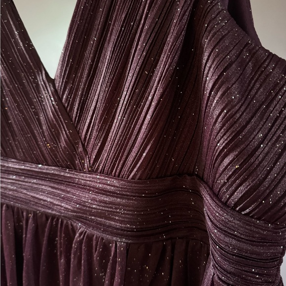 Sparkly Sleeveless Purple Evening Gown 26 NWT - Picture 7 of 10